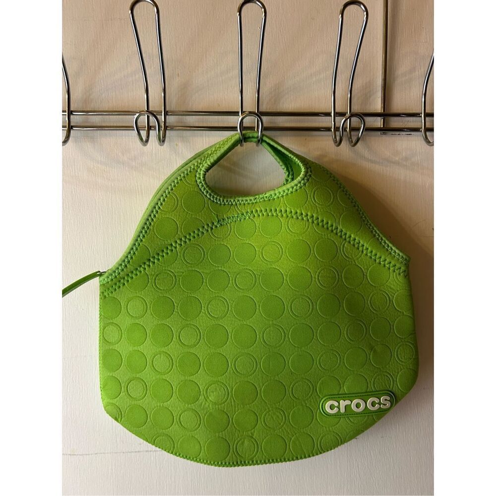 Crocs Lunch Sack Tote Osfa 12X11Green Crocs Lunch Sack Tote Osfa 12X11Green